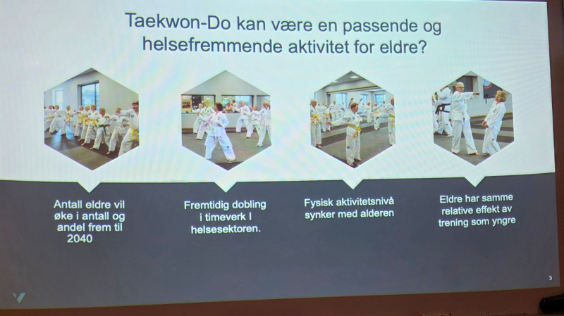 Møte 13. januar - Forskningsprosjekt: Taekwondo for de over 60